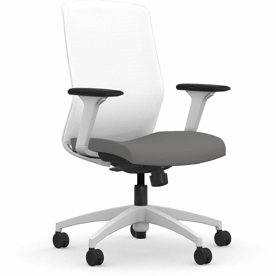 9 to 5 Seating Neo Task Chair - Cloud Seat Color - Foam, Fabric Seat Material - White Back Color - 5-star Base - 1 Each