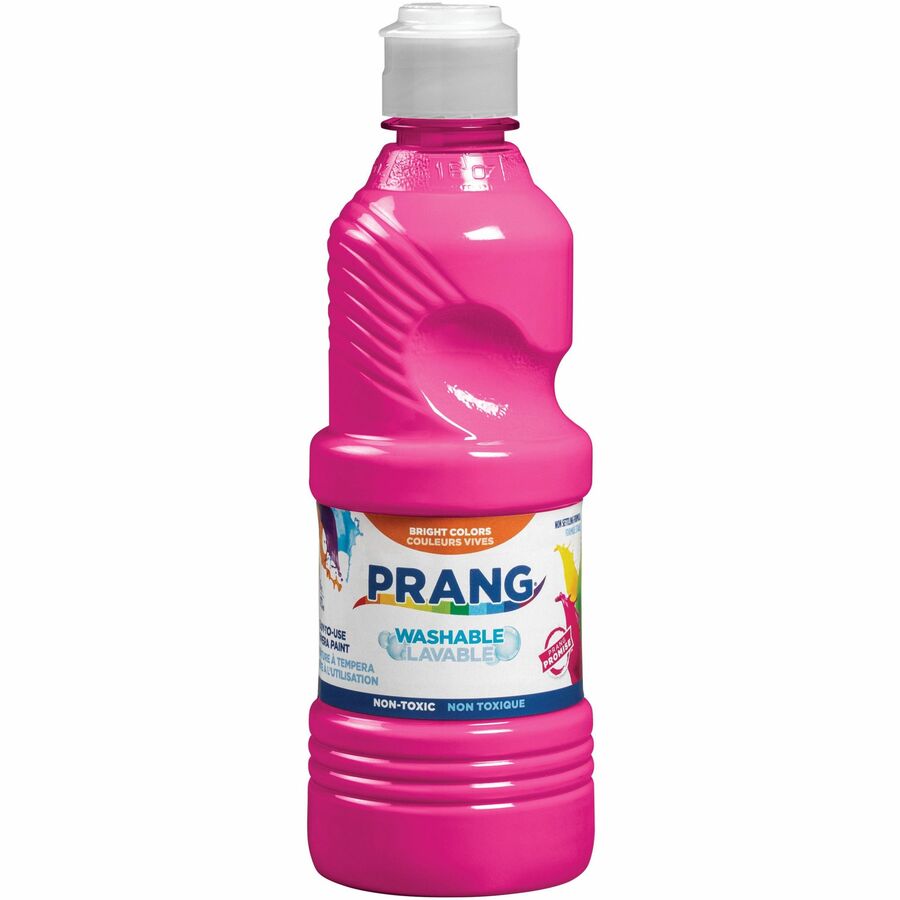 Prang Washable Tempera Paint - 1 Color(s) - Magenta - 16 fl oz - Washable - 1 Each