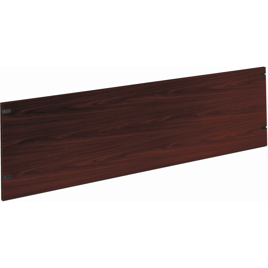 HON 10500 H105857 Back Enclosure - 18.6" Height x 75.8" Width x 0.7" Depth - Finish: Mahogany - Rugged, Scratch Resistant, Spill Resistant, Stain Resistant, Liquid Resistant, Durable, Cord Management - For Workstation, Office, Desk - 1 Each