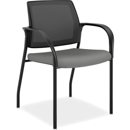 HON Ignition Chair - Frost Seat Color - Fabric Seat Material - Mesh Back Material - Black Frame Color - Steel Frame Material - Frost - Armrest - 1 Each
