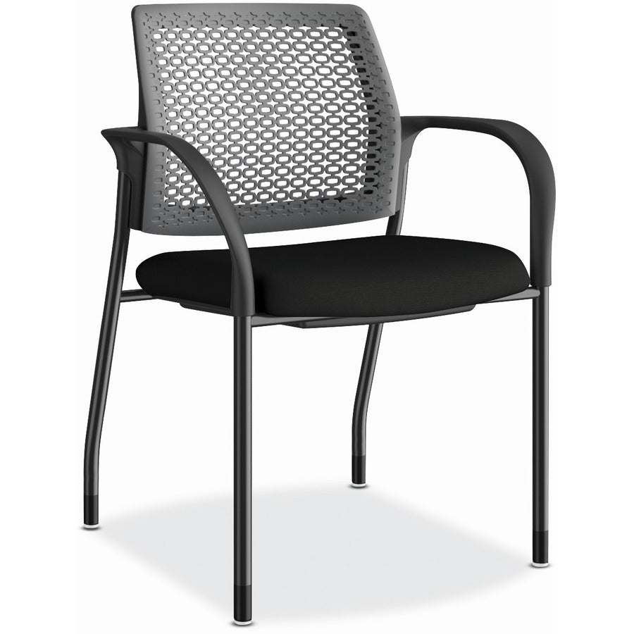 HON Ignition Chair - Black Seat Color - Fabric Seat Material - Charcoal Back Color - Black Frame Color - Steel Frame Material - Black - Armrest - 1 Each