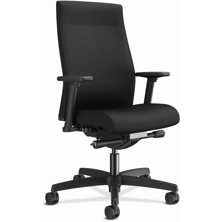 HON Ignition 2.0 Chair - Black Seat Color - Fabric Seat Material - Black Back Color - Fabric Back Material - Black Frame Color - Mid Back - Black - 1 Each