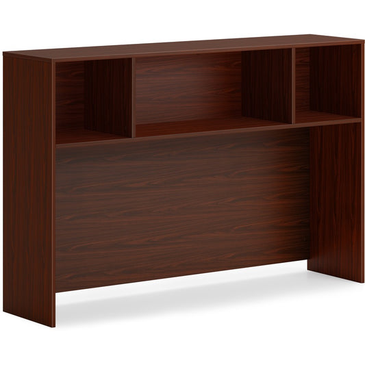 HON Mod HLPLDH60 Hutch - 39.8" Height x 60" Width x 14" Depth - Finish: Traditional Mahogany - 1 Each