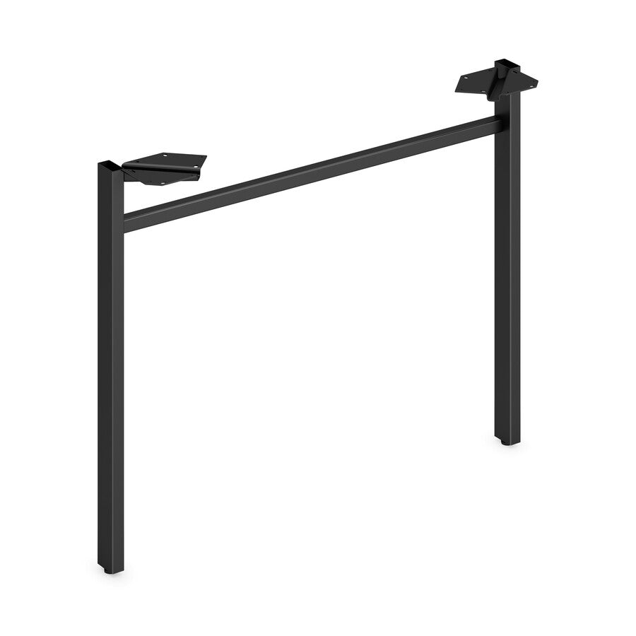 HON Mod HLPLLEG30U Worksurface U-Leg - x 30" Width - Finish: Black - Durable - 1 Each