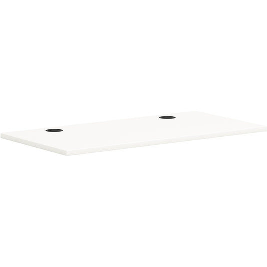 HON Mod HLPLRW4824 Work Surface - Rectangle - x 48" Width x 24" Depth - Finish: Simply White - 1 Each