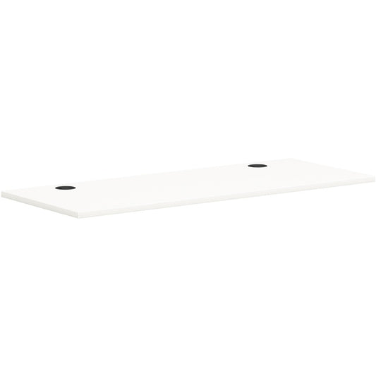 HON Mod HLPLRW6024 Work Surface - Rectangle - x 60" Width x 24" Depth - Finish: Simply White - 1 Each