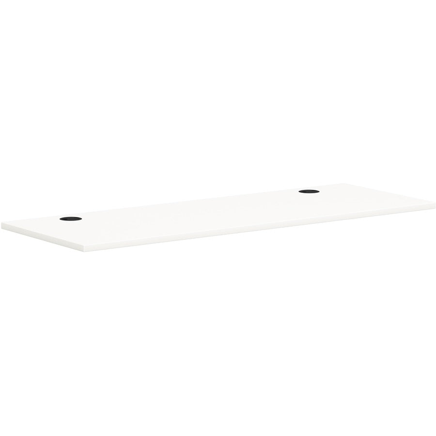 HON Mod HLPLRW6624 Work Surface - Rectangle - x 66" Width x 24" Depth - Finish: Simply White - 1 Each