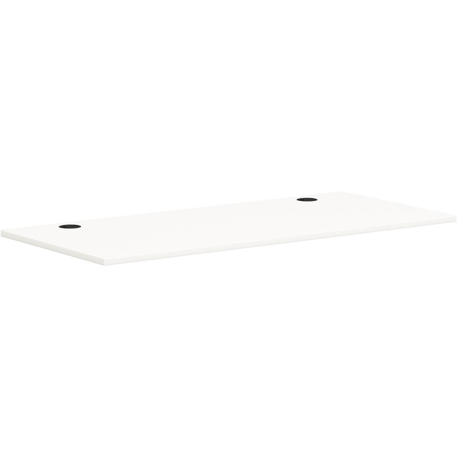 HON Mod HLPLRW6630 Work Surface - Rectangle - x 66" Width x 30" Depth - Finish: Simply White - 1 Each