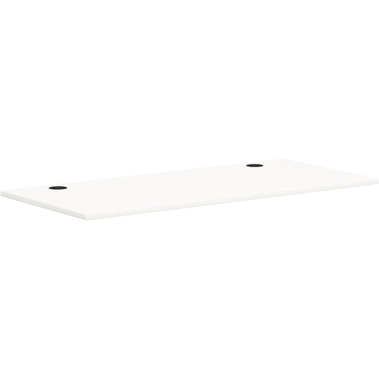 HON Mod HLPLRW6630 Work Surface - Rectangle - x 66" Width x 30" Depth - Finish: Simply White - 1 Each