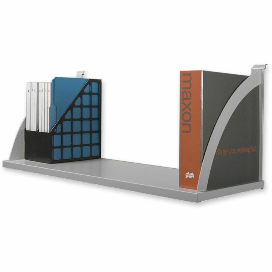 HON Verse HBV-VSH48 Shelf - x 48" Width x 12.8" Depth - Finish: Light Gray - Durable - For Workstation, Book, Binder, Office - 1 Each