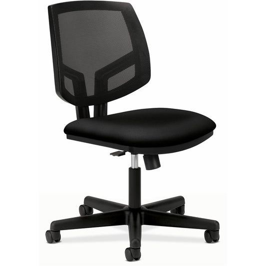 HON Volt Chair - Black Seat Color - Fabric Seat Material - Black Back Color - Mesh Back Material - Black Frame Color - Black - 1 Each