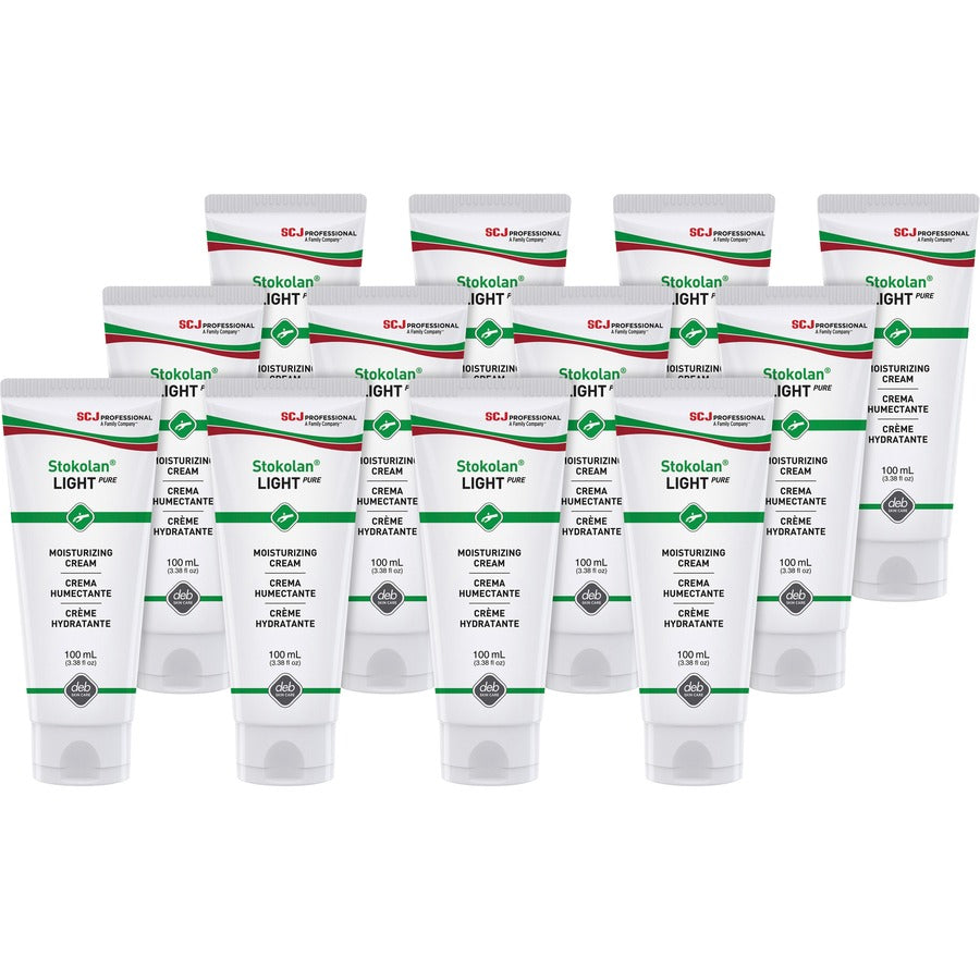 SC Johnson Stokolan Skin Conditioning Cream - Cream - 3.38 fl oz - For Dry, Sensitive Skin - Healthcare Working, Hospitality, Industrial, Office & Commercial Facilities - Non-greasy, Dye-free, Silicon-free, Fragrance-free, Moisturising, Hypoallergenic...