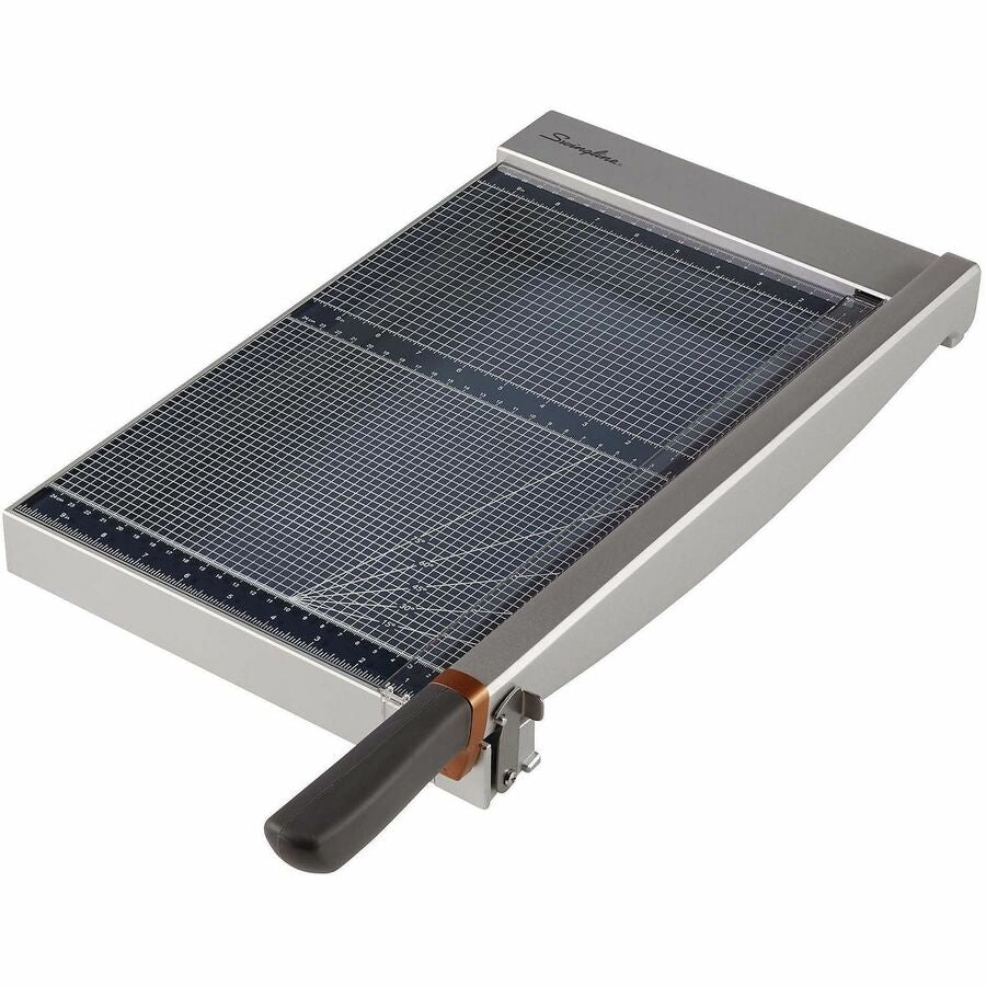 Swingline ClassicCut Bypass Trimmer - 25 Sheet Cutting Capacity - 12" Cutting Length - Wood - Gray - 1 Each