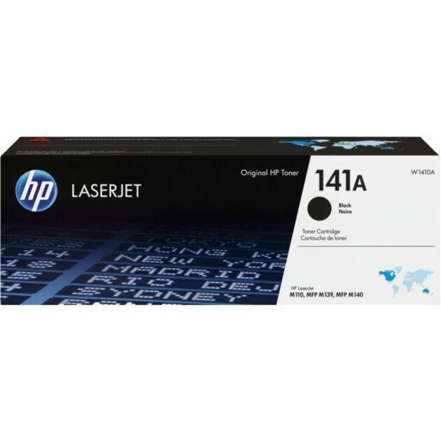 HP 141A Original Laser Toner Cartridge - Black - 1 Each - 950 Pages
