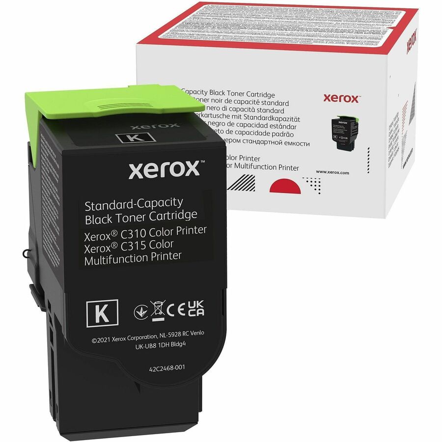 Xerox Original Standard Yield Laser Toner Cartridge - Single Pack - Black - 1 Each - 3000 Pages