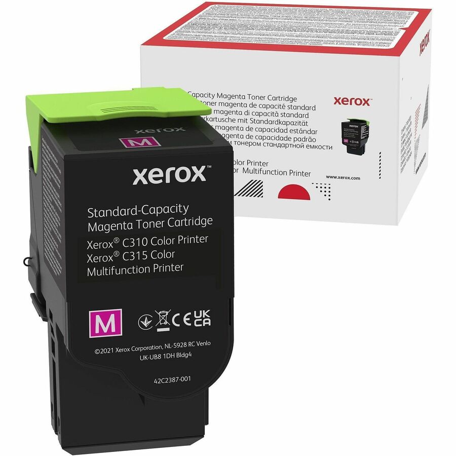 Xerox Original Standard Yield Laser Toner Cartridge - Single Pack - Magenta - 1 Each - 2000 Pages