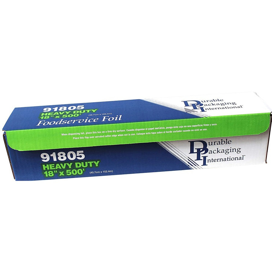 Ocala Southeastern Smart Aluminum Foil Roll - 18" Width x 500 ft Length - Moisture Resistant, Easy to Use, Heavyweight - Aluminum Foil - Silver - 1 Carton