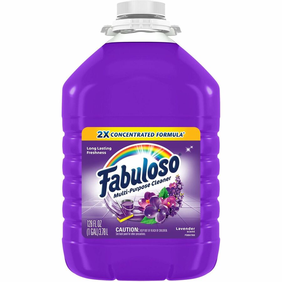 Fabuloso All-Purpose Cleaner - 128 fl oz (4 quart) - Lavender Scent - Rinse-free, Residue-free, Long Lasting - Purple - 1 Each