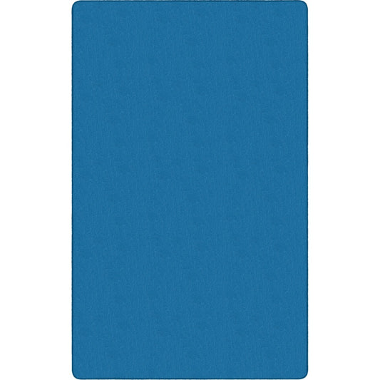 Flagship Carpets Americolors Solid Color Rug - Floor Rug - Traditional - 18 ft Length x 12 ft Width - Rectangle - Blue Bird - Nylon, Yarn