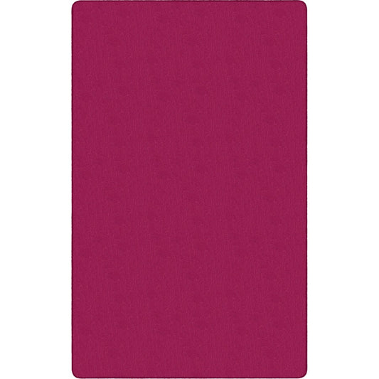 Flagship Carpets Americolors Solid Color Rug - Floor Rug - Traditional - 15 ft Length x 12 ft Width - Rectangle - Cranberry - Nylon, Yarn