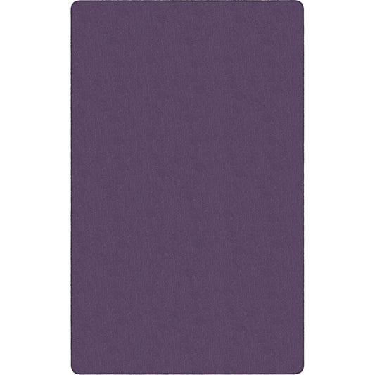 Flagship Carpets Americolors Solid Color Rug - Floor Rug - Traditional - 72" Length x 48" Width - Rectangle - Pretty Purple - Nylon, Yarn