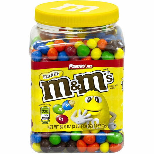 M&M's Peanut Chocolate Candies - Milk Chocolate Peanut - 3.87 lb - 1 Carton