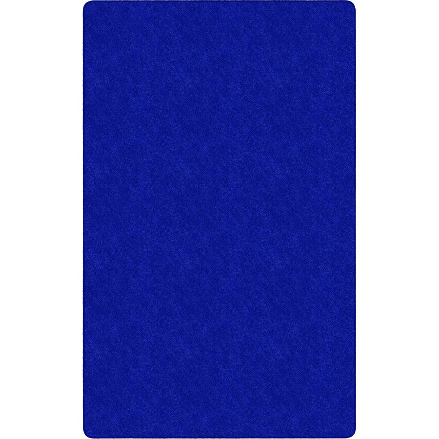 Flagship Carpets Amerisoft Solid Color Rug - 15 ft Length x 12 ft Width - Rectangle - Royal Blue - Nylon, Polyester