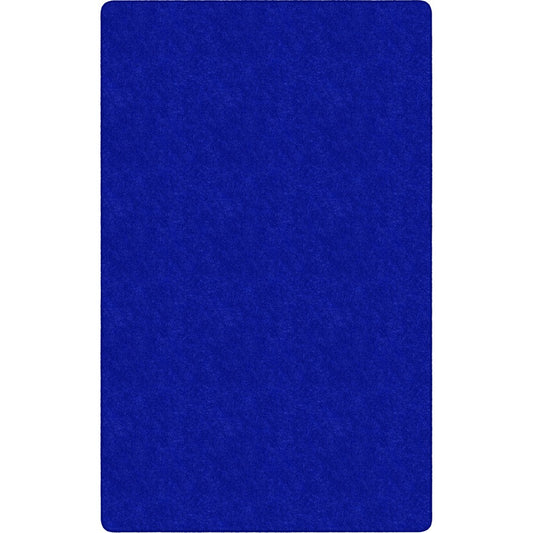 Flagship Carpets Amerisoft Solid Color Rug - 15 ft Length x 12 ft Width - Rectangle - Royal Blue - Nylon, Polyester