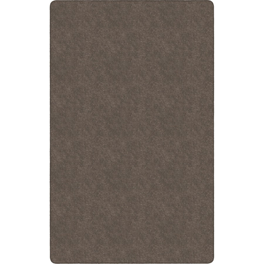 Flagship Carpets Amerisoft Solid Color Rug - 108" Length x 72" Width - Rectangle - Wheat - Nylon, Polyester