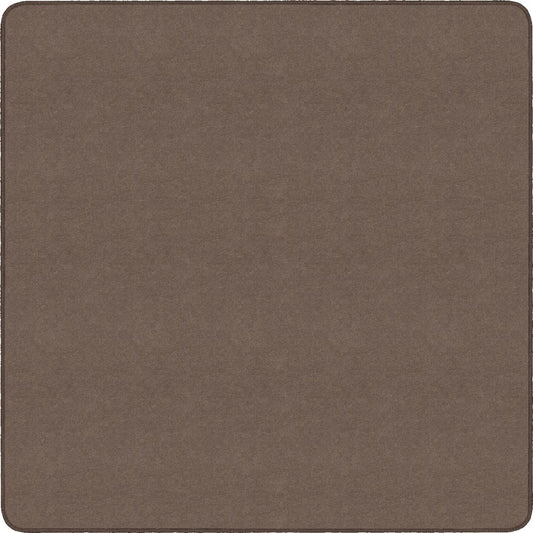 Flagship Carpets Ameristrong Solid Color Rug - Floor Rug - Traditional - 12 ft Length x 12 ft Width - Square - Almond - Fiber, Nylon