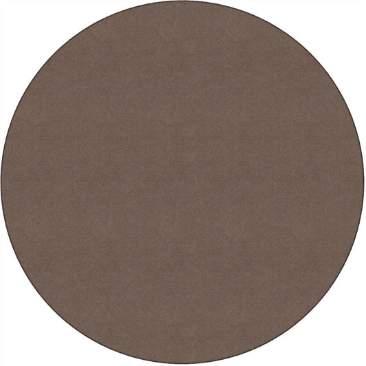 Flagship Carpets Ameristrong Solid Color Rug - Floor Rug - Traditional - 72" Diameter - Round - Almond - Nylon