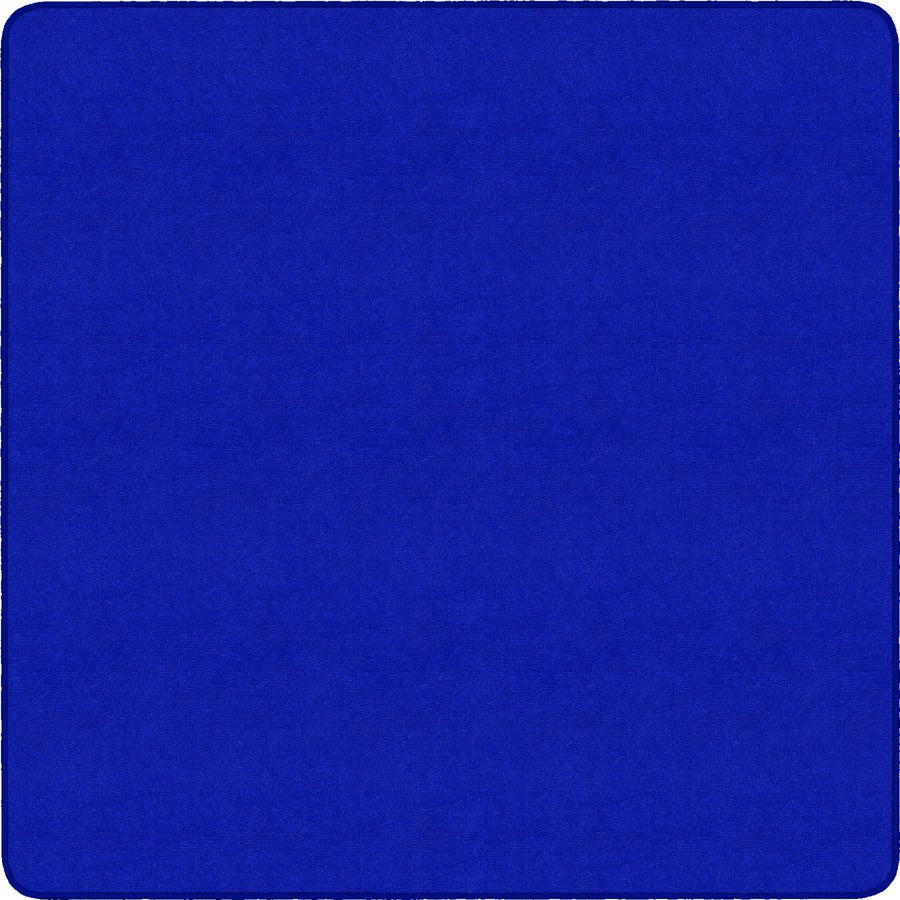 Flagship Carpets Ameristrong Solid Color Rug - Floor Rug - Traditional - 12 ft Length x 12 ft Width - Square - Royal Blue - Fiber, Nylon
