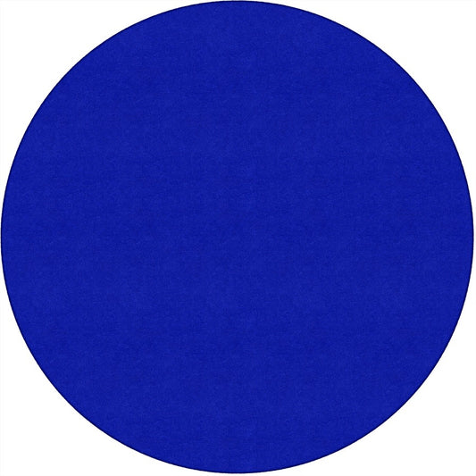 Flagship Carpets Ameristrong Solid Color Rug - Floor Rug - Traditional - 72" Diameter - Round - Royal Blue - Nylon