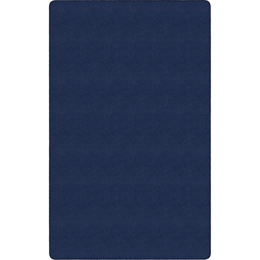 Flagship Carpets Ameristrong Solid Color Rug - Traditional - 12 ft Length x 18 ft Width - Rectangle - Navy - Fiber, Nylon