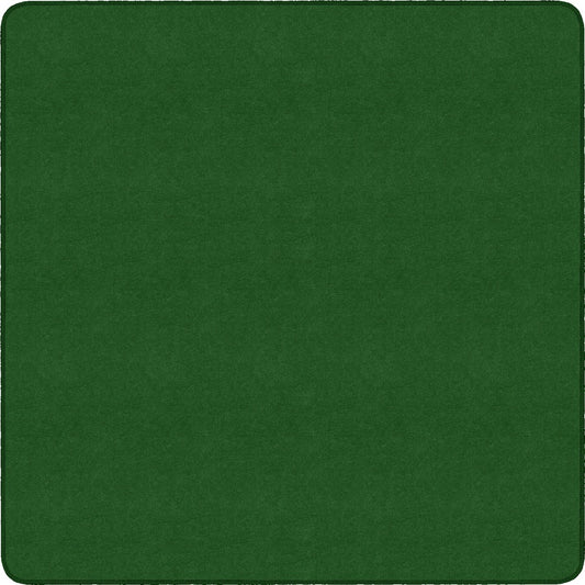Flagship Carpets Ameristrong Solid Color Rug - Floor Rug - Traditional - 72" Length x 72" Width - Square - Clover - Nylon