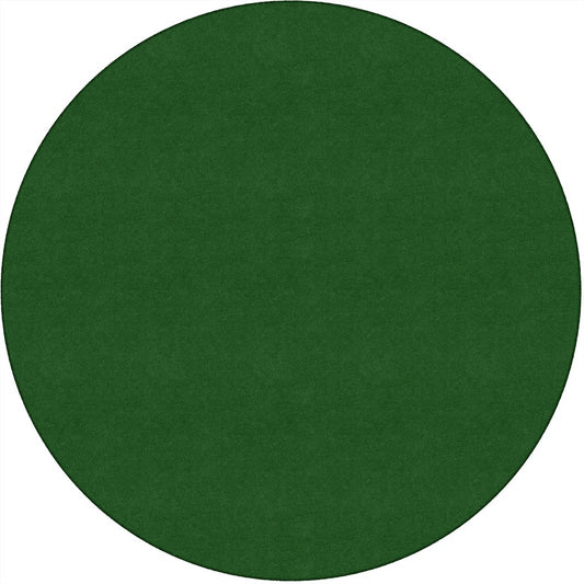 Flagship Carpets Ameristrong Solid Color Rug - Floor Rug - Traditional - 72" Diameter - Round - Clover - Nylon