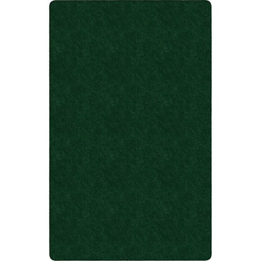 Flagship Carpets Amerisoft Solid Color Rug - 18 ft Length x 12 ft Width - Rectangle - Emerald Green - Nylon, Polyester
