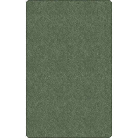 Flagship Carpets Amerisoft Solid Color Rug - 48" Length x 72" Width - Rectangle - Sage Green - Polyester, Nylon