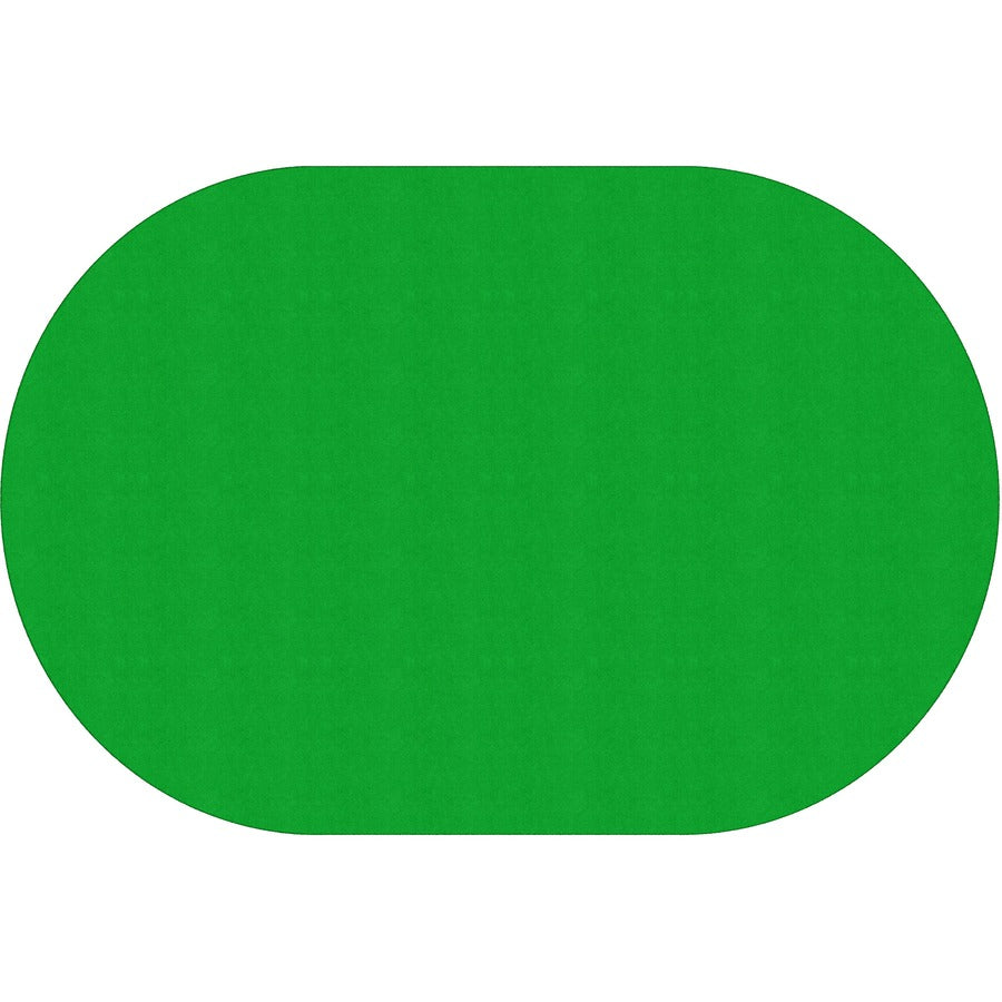 Flagship Carpets Americolors Solid Color Rug - Floor Rug - Traditional - 18 ft Length x 12 ft Width - Rectangle - Lime Green - Nylon, Yarn