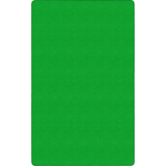 Flagship Carpets Ameristrong Solid Color Rug - Floor Rug - Traditional - 12 ft Length x 91.20" Width - Rectangle - Lime Green - Nylon