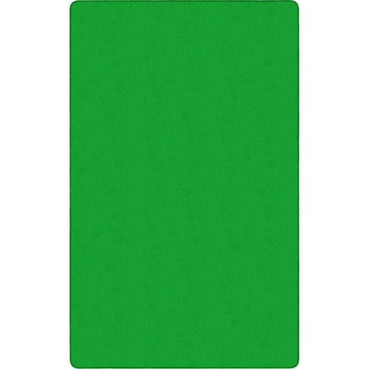 Flagship Carpets Solid Color 12' Rectangular Rug - Floor Rug - Traditional - 12 ft Length x 90" Width - Rectangle - Lime Green - Nylon, Yarn