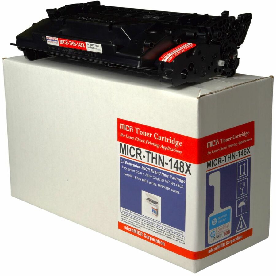 microMICR MICR High Yield Laser Toner Cartridge 148X, 148A (W1480A) - Black - 1 Each - 9500 Pages