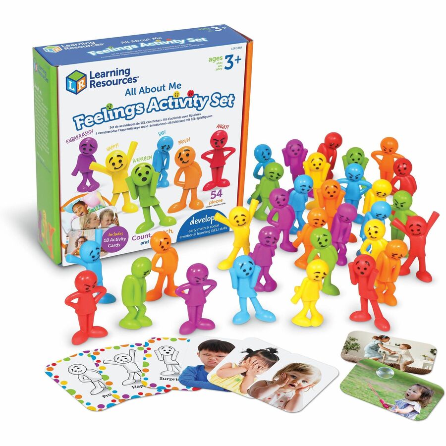 Learning Resources All About Me Feelings Activity Set - Theme/Subject: Fun - Skill Learning: Social Emotional Learning (SEL), Counting, Color, Pattern, Sorting, Matching - 36 Pieces - 3-7 Year - 1 Each