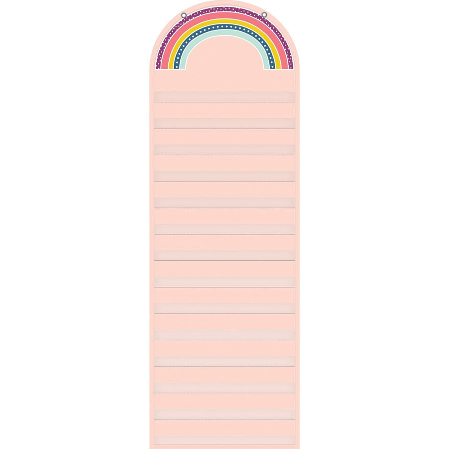 Teacher Created Resources Oh Happy Day Rainbow 14 Pocket Chart - Theme/Subject: Fun - Skill Learning: Rainbow - 1 Each