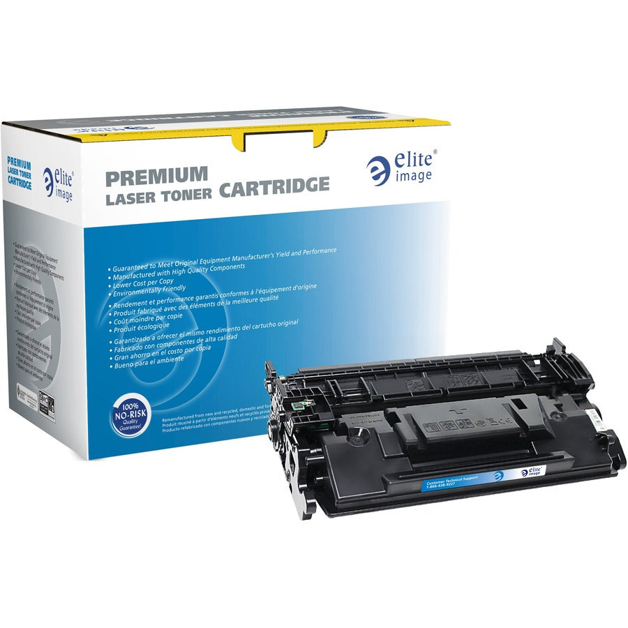 Elite Image Remanufactured High Yield Laser Toner Cartridge 58X - Black - 1 Each - 10000 Pages