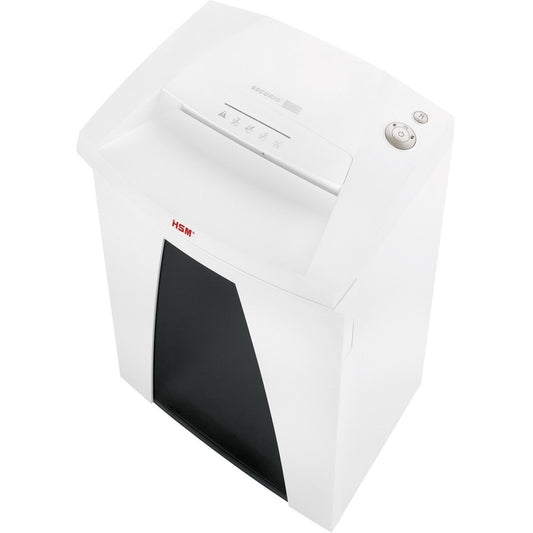 HSM SECURIO B32 - 3/16" x 1 1/8" - Continuous Shredder - Particle Cut - 16 Per Pass - for shredding Paper, Paper Clip, Staples, CD, DVD, Credit Card - 0.187" x 1.125" Shred Size - P-4/O-3/T-4/E-3/F-1 - 12.20" Throat - 21.70 gal Wastebin Capacity - Beige