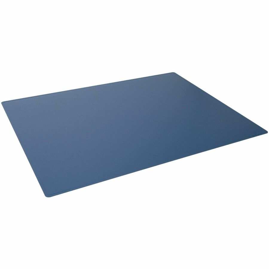 DURABLE Desk Mat 650x500 mm with Contoured Edges PP - Office - 19.69" Length x 25.59" Width - Rectangular - Polypropylene, Plastic - Navy Blue - 1 Each