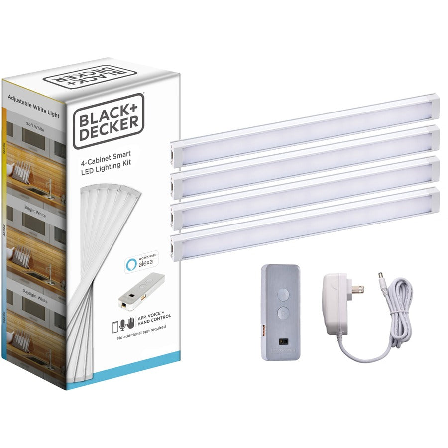 BLACK+DECKER Smart Under Cabinet Lighting Kit - Silver - 1 Each