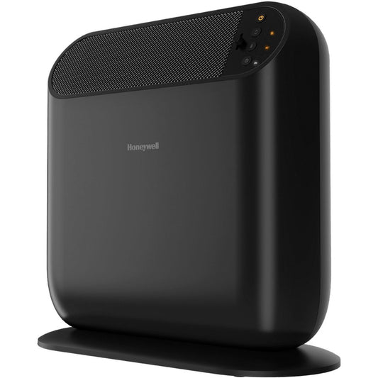 Honeywell ThermaWave 6 Ceramic Heater With Programmable Thermostat - Black, HCE870B - Ceramic - 1500 W - 2 x Heat Settings - Timer - Living Room, Bedroom, Office, Room - Portable - Black