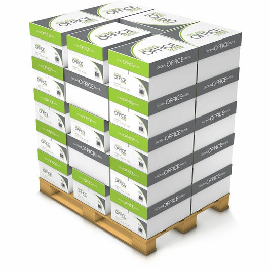 Global Office Premium Multipurpose Paper - 96 Brightness - 8 1/2" x 14" - White - 500 Sheets per Ream - 30 / Pallet